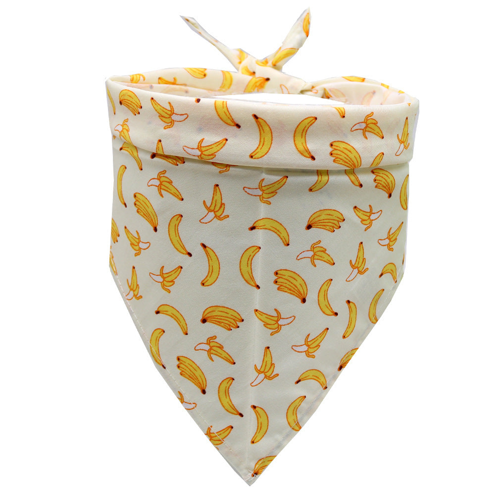 Fruit Print Dog Bandana