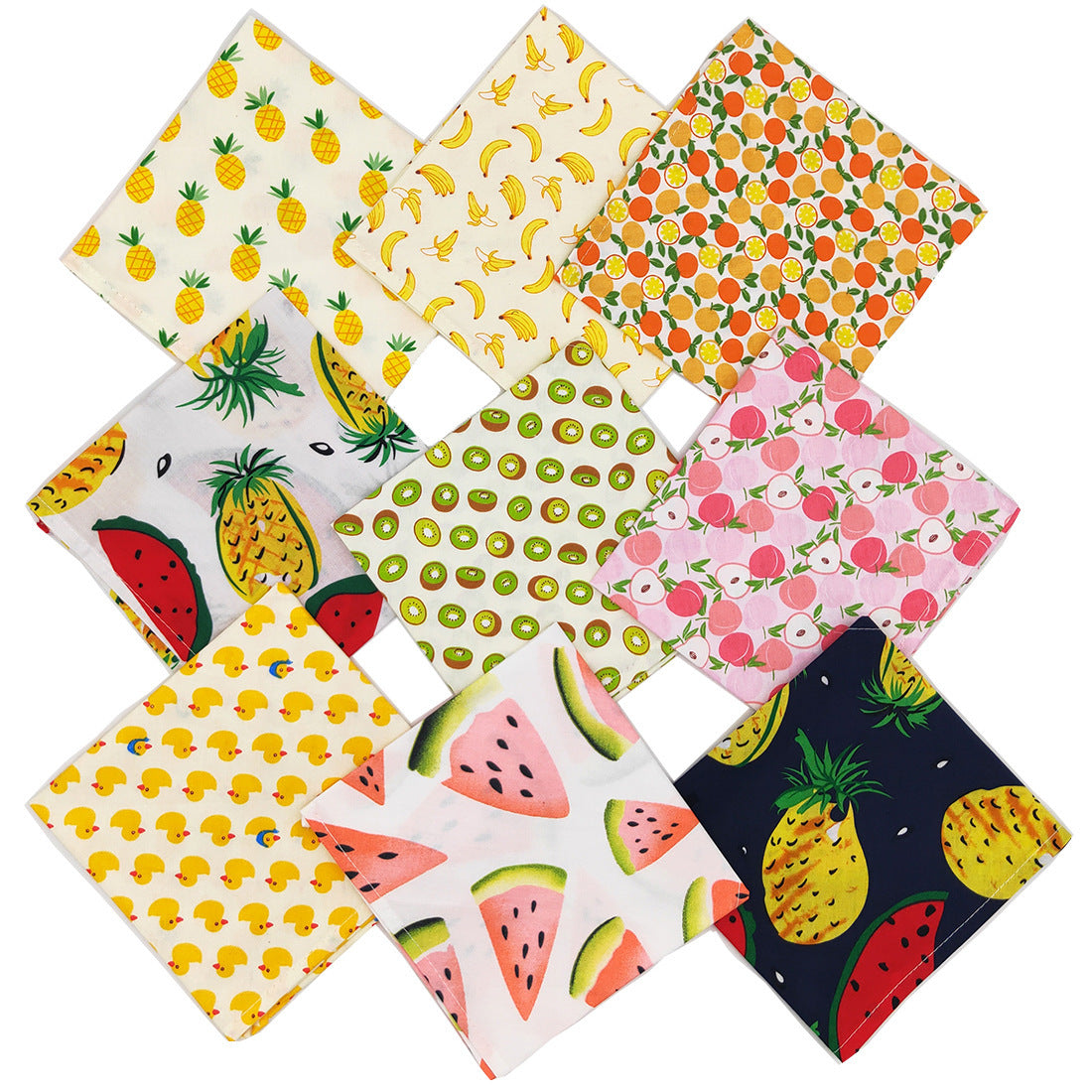 Fruit Print Dog Bandana