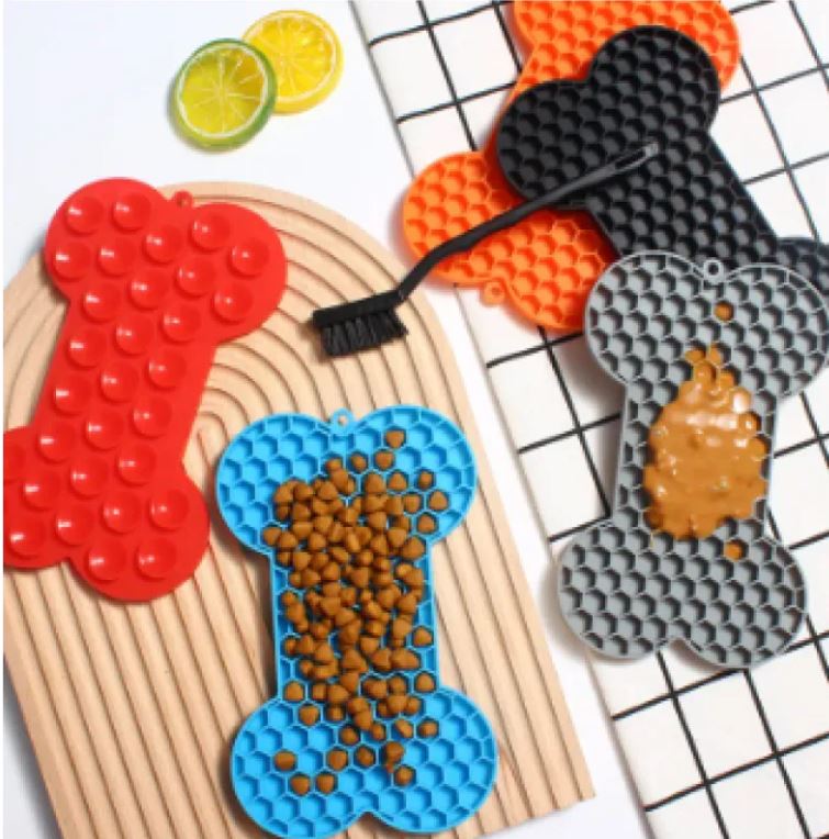Bone Licking Mat for Dogs
