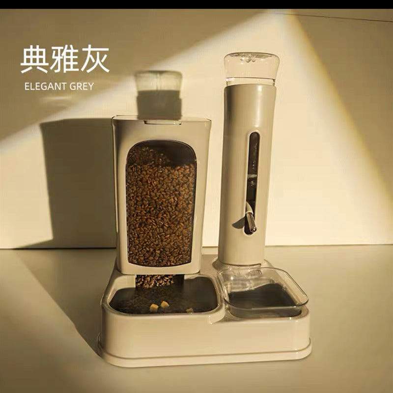 2-in-1 Food and Water Dispenser