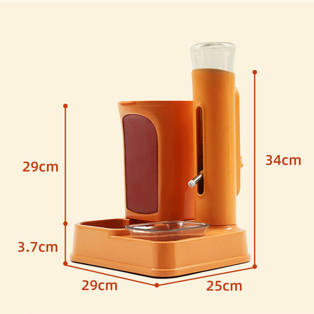 2-in-1 Food and Water Dispenser