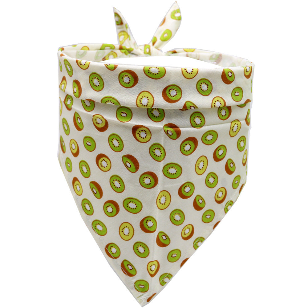 Fruit Print Dog Bandana